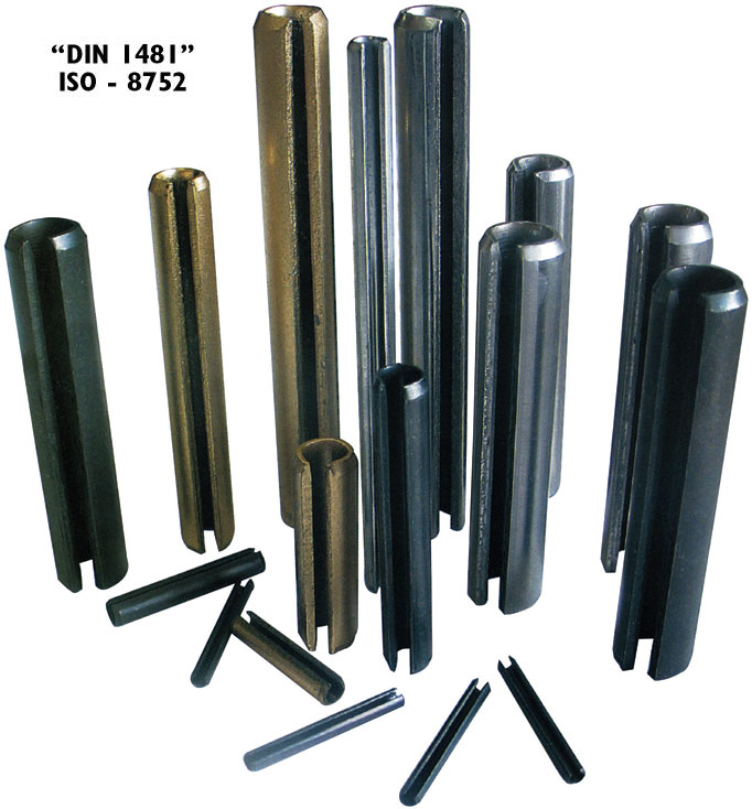 DIN 1481 - ISO 8752 - Yarıklı Pimler